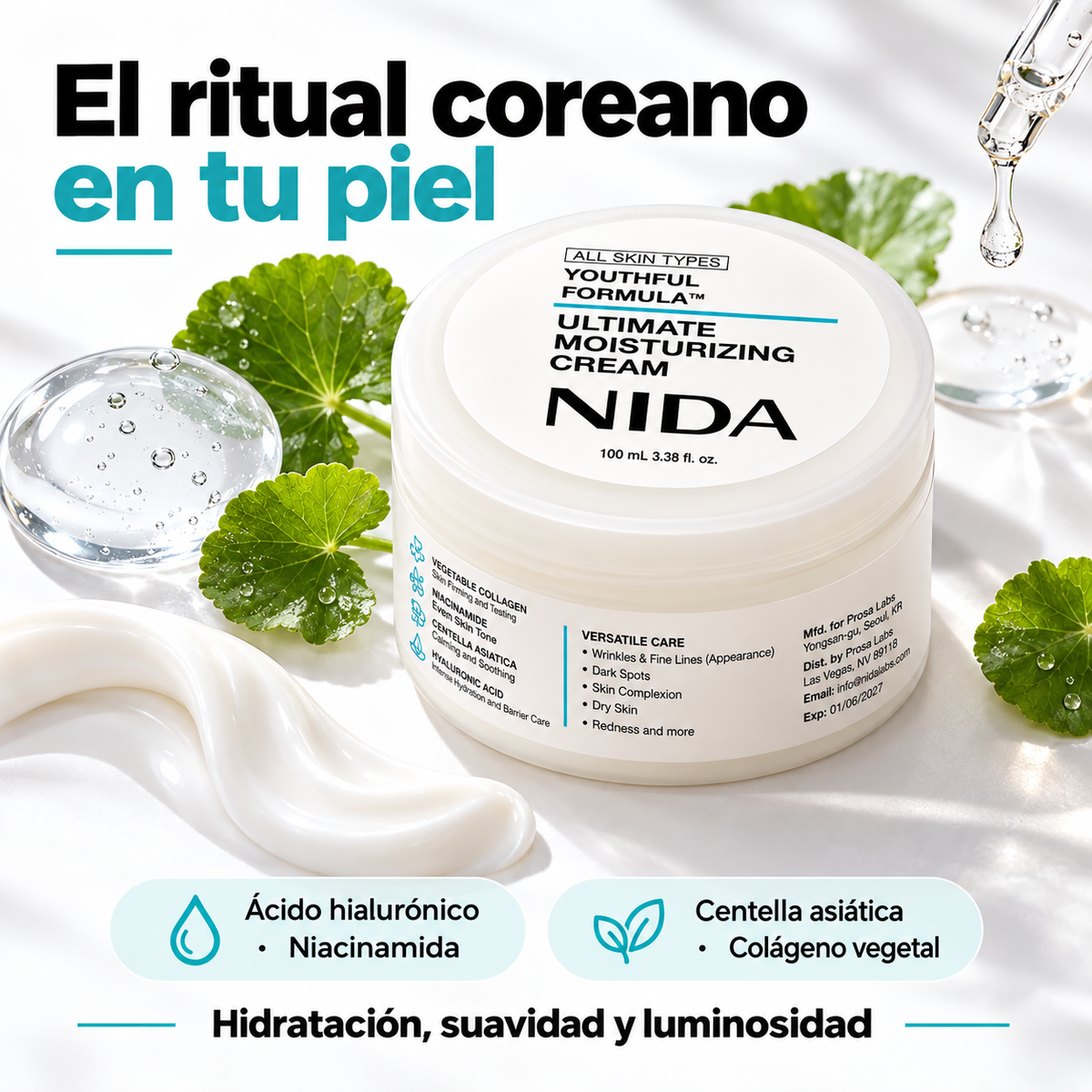 NIDA Ultimate Moisturizing Cream – 100 mL✨