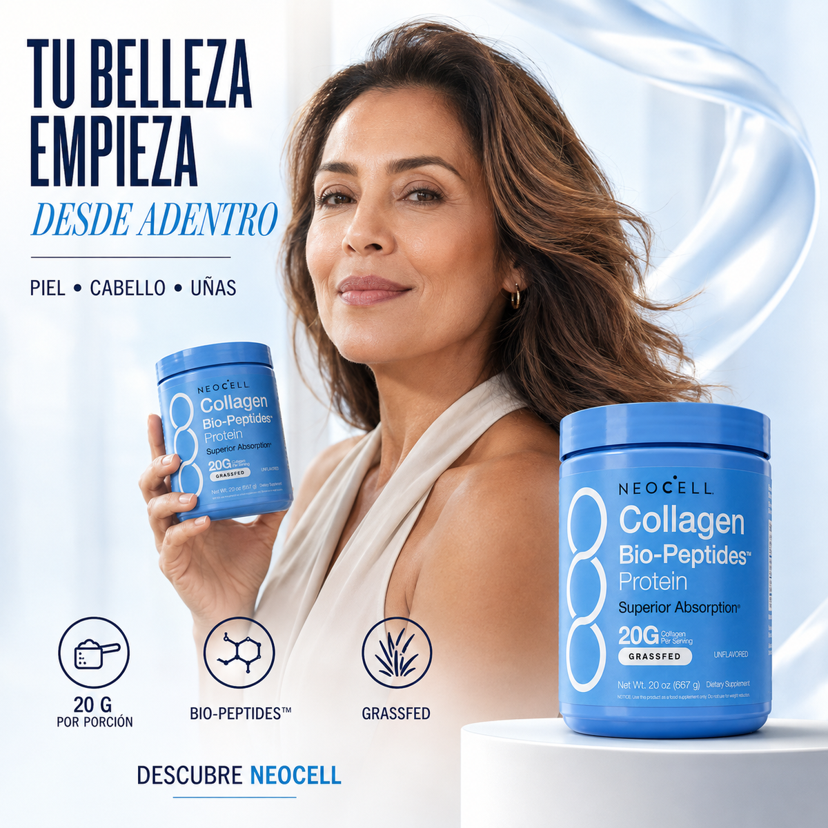 ✨ NEOCELL® COLLAGEN BIO-PEPTIDES™ ✨ Bio Peptidos de Colageno Alta Absorción