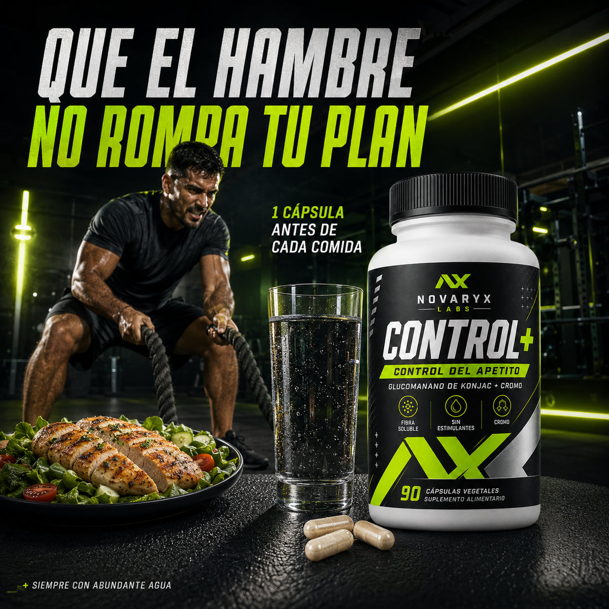 CONTROL+ 90 CAPS. Controla tu Hapetito de forma efectiva 💪🏻⭐️
